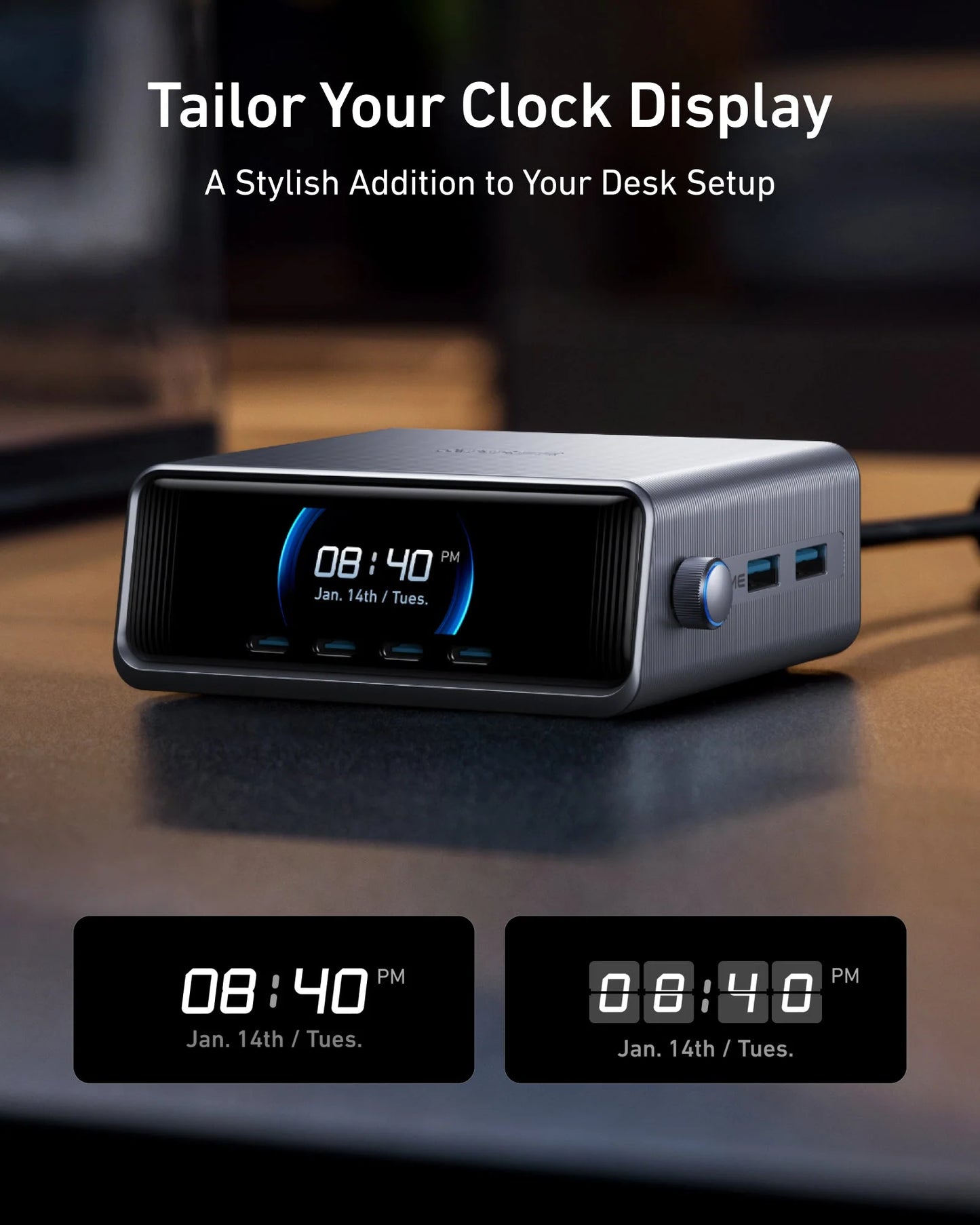 Anker Prime Charger 250W 6-Port GaN Charging Station – A2345