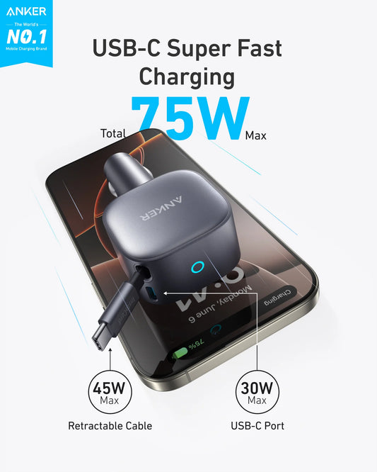 Anker Nano 75W Car Charger – A2738