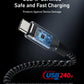 Anker Prime 240W USB C to USB C Fast Charging Cable with Upcycled 6ft – A88E2