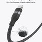 Anker USB C to USB C 240W Upcycled-Braided (3ft, Black) Fast Charging Cable – A82E2