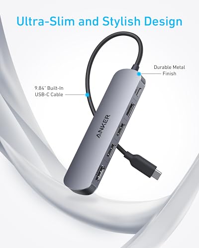 Anker USB-C Hub (5-in-1, 4K HDMI) - A8357