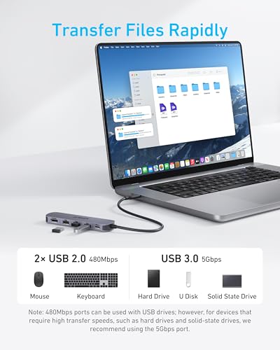 Anker USB-C Hub (5-in-1, 4K HDMI) - A8357