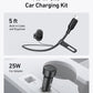 Anker MagGo Wireless Car Charger Qi2 (Pad, Built-In USB-C Cable) – B2932