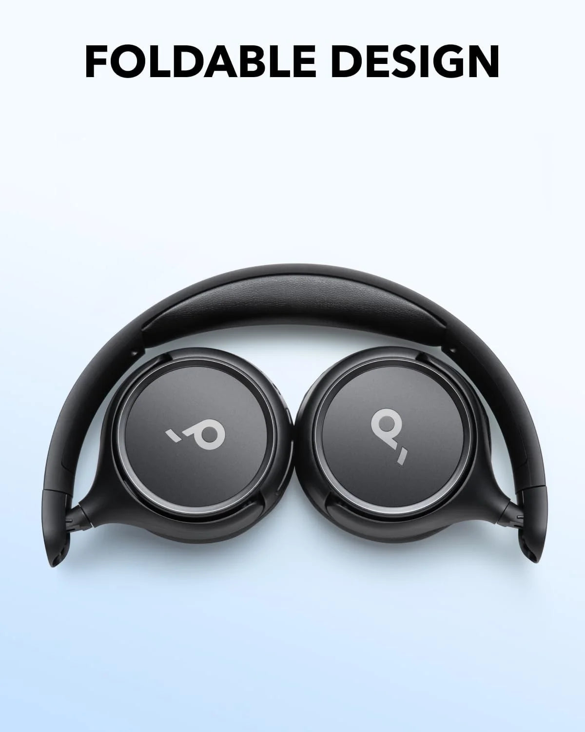 Anker Soundcore H30i Wireless On-Ear Headphones Jet Black - A3012