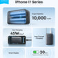 Anker Nano 10000mAh 45W with Built-In Retractable USB-C Cable  PowerBank (Black) – A1638
