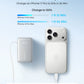 Anker Nano 10000mAh 45W with Built-In Retractable USB-C Cable  PowerBank (Aurora White) – A1638