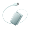 Anker Nano 10000mAh 45W with Built-In Retractable USB-C Cable Power Bank(Teal Oasis) – A1638