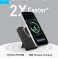 Anker Nano MagGo Power Bank 10k 15w Ultra-Fast Magnetic Charging with Smart Display (Black Stone) – A110Z