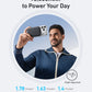 Anker MagGo Ultra Slim PowerBank 10000mAh Qi2 Certified 15W Stone Black – A1664