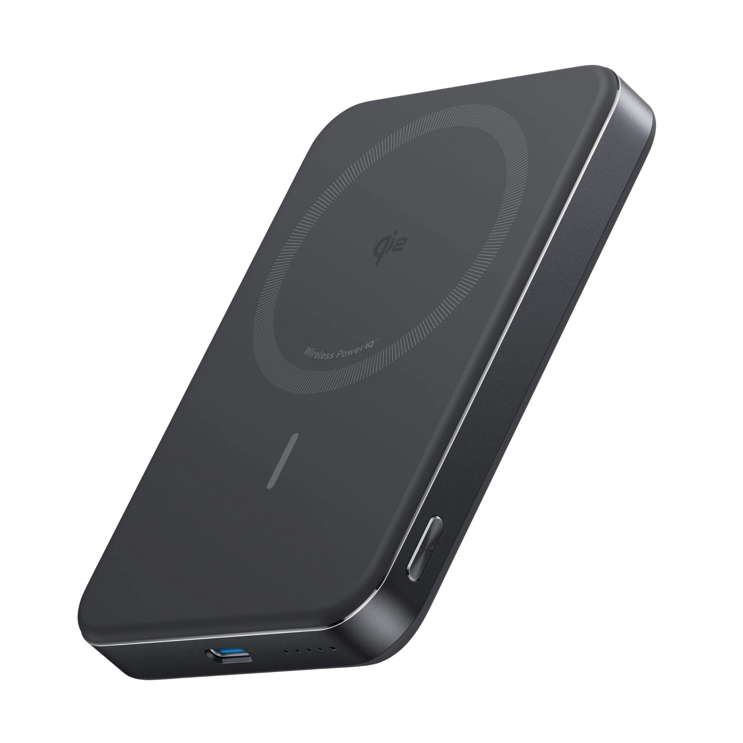Anker MagGo Ultra Slim PowerBank 10000mAh Qi2 Certified 15W Stone Black – A1664