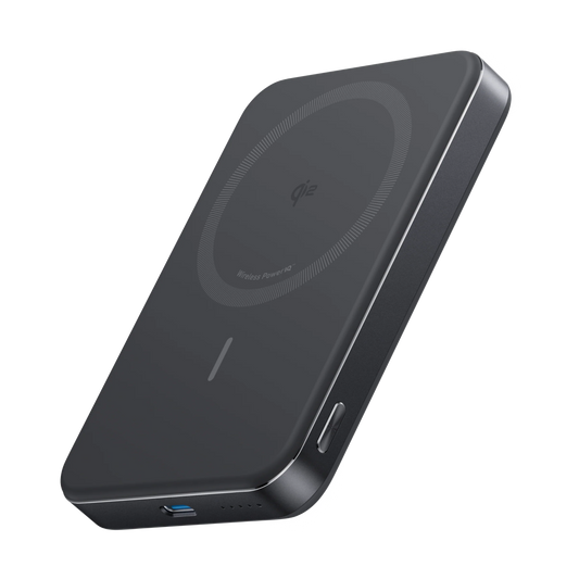 Anker MagGo Ultra Slim PowerBank 10000mAh Qi2 Certified 15W Stone Black – A1664