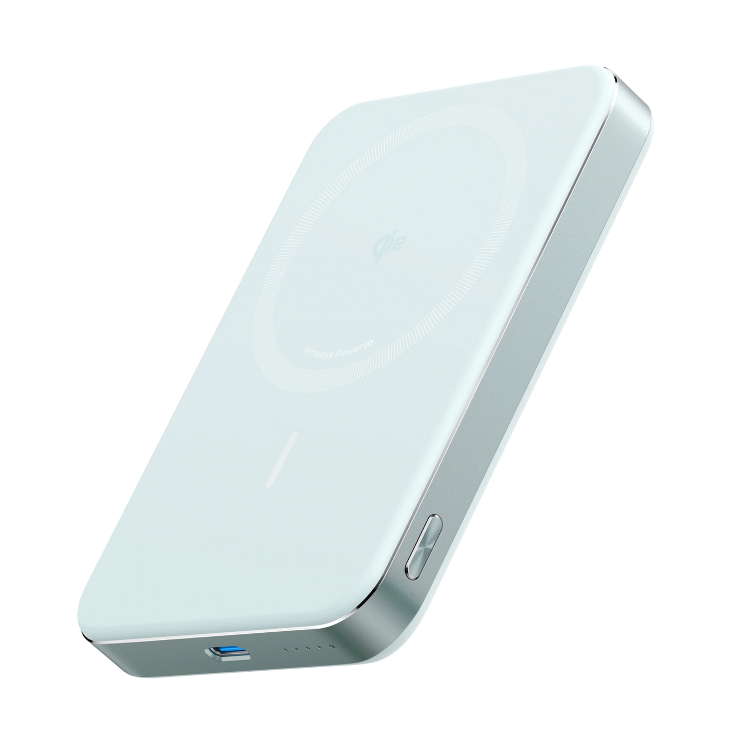 Anker MagGo Ultra Slim PowerBank 10000mAh Qi2 Certified 15W Teal Oasis – A1664
