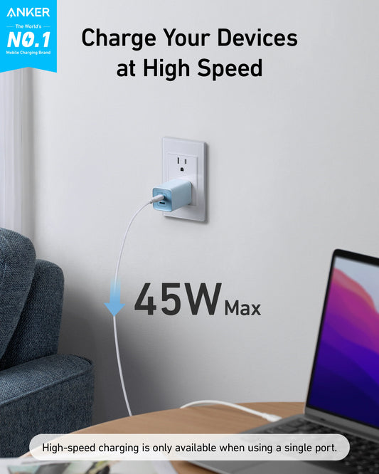 Anker 523 Charger (Nano 3, 47W) Shell White – A2039