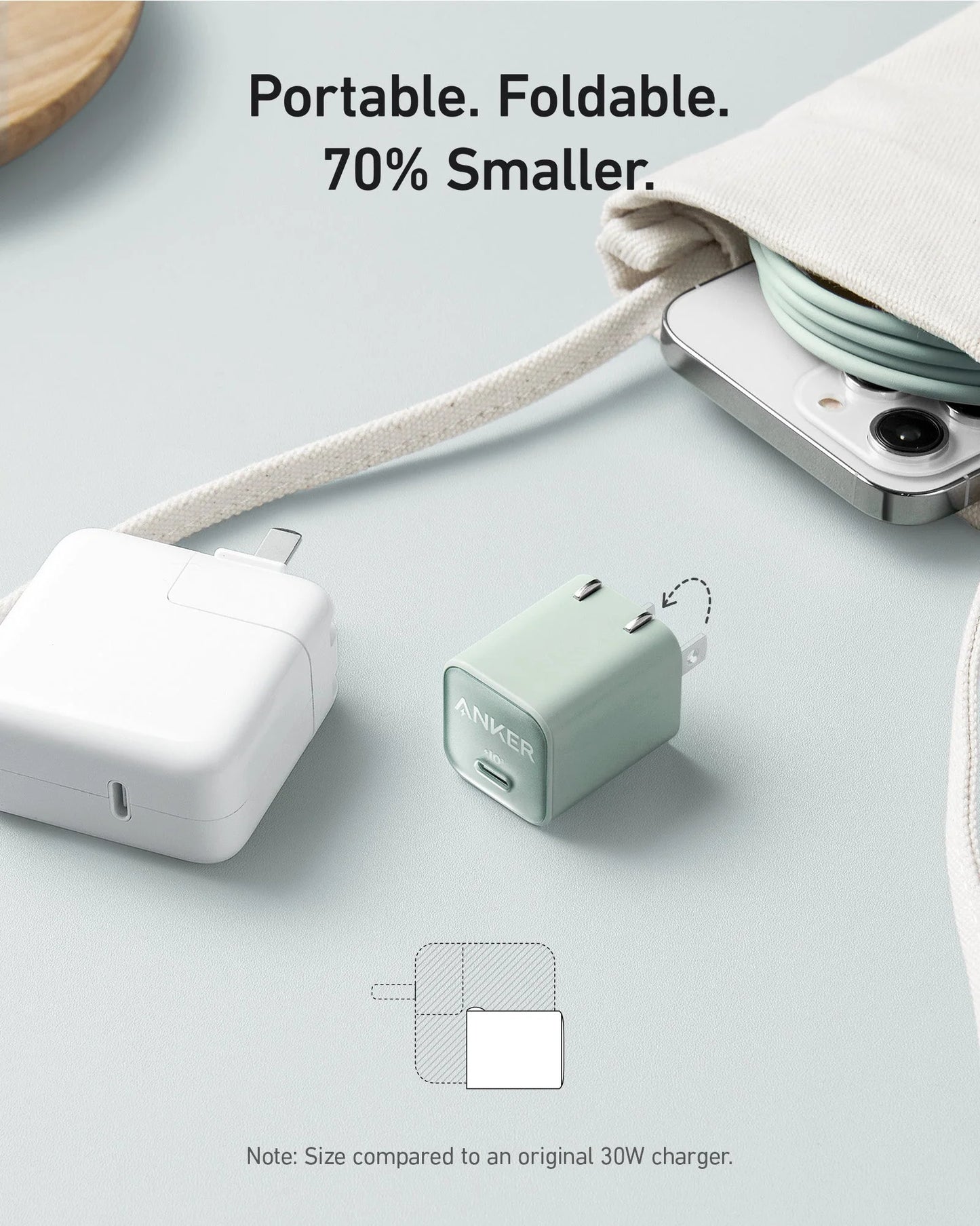 Anker 511 Charger (Nano 3, 30W) Black - A2147