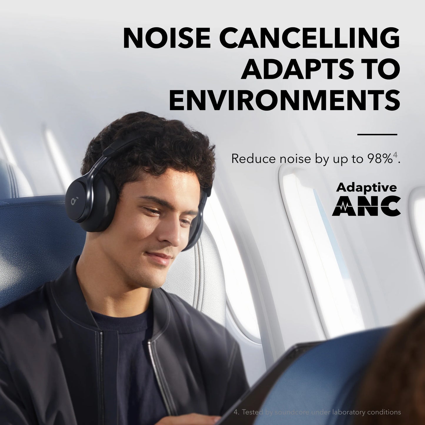 Anker SoundCore Space One Active Noise Cancelling Headphones Black - A3035