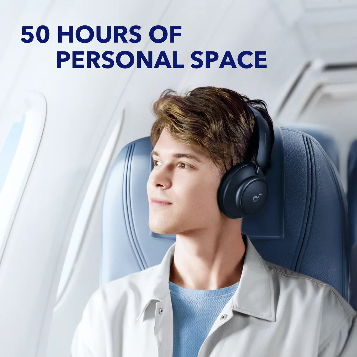 Anker Soundcore Space Q45 Adaptive Active Noise Cancelling Headphones Blue - A3040