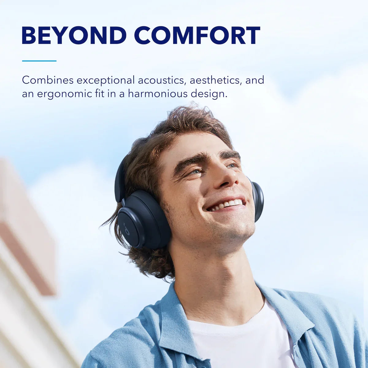 Anker Soundcore Space Q45 Adaptive Active Noise Cancelling Headphones Blue - A3040