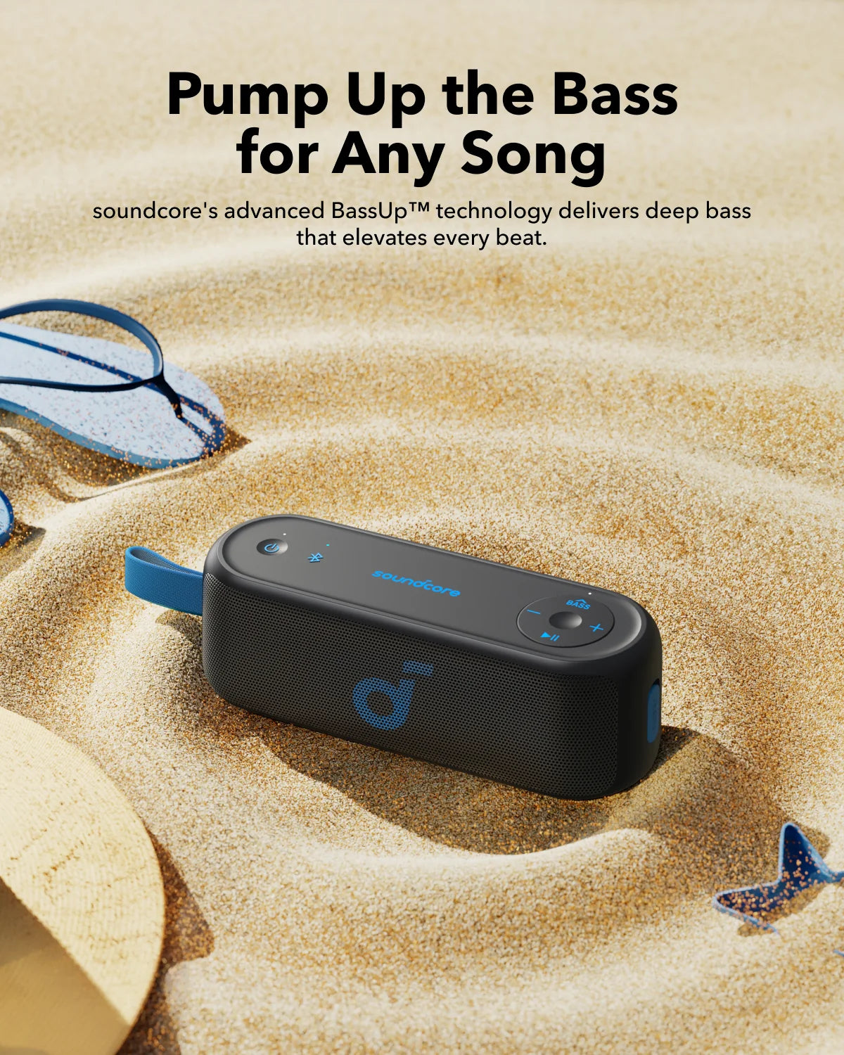 Anker SoundCore Select 3 Portable Outdoor Bluetooth Speaker – Black