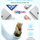 Anker Zolo USB C to USB C 240W Braided Fast Charging Data Cable (3ft, White) – A8060