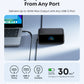 Anker Nano 100W 6-in-1 Charger Station with Retractable USB-C Cable (Black) – A91C8