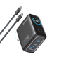 Anker 100W power adapter with multiple USB ports and a cable on a white background