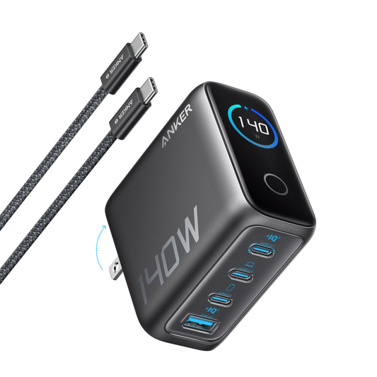 Anker Zolo Charger (140W, 4 Ports, GaN) – B2697