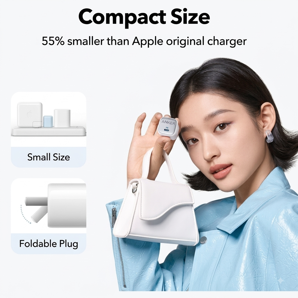 Anker Zolo 20W Compact USB C GaN Charger – A2699