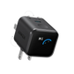 Anker Nano Charger (45W, Smart Display, 180° Foldable) Black Stone  – A121D