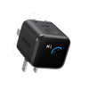 Anker Nano Charger (45W, Smart Display, 180° Foldable) Black Stone  – A121D