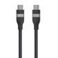 Anker USB C to USB C 240W Upcycled-Braided (3ft, Black) Fast Charging Cable – A82E2