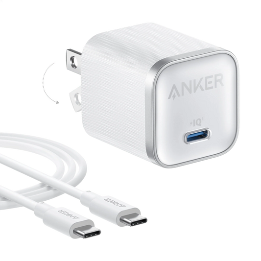 Anker Nano Charger 45W Aurora White - A2692