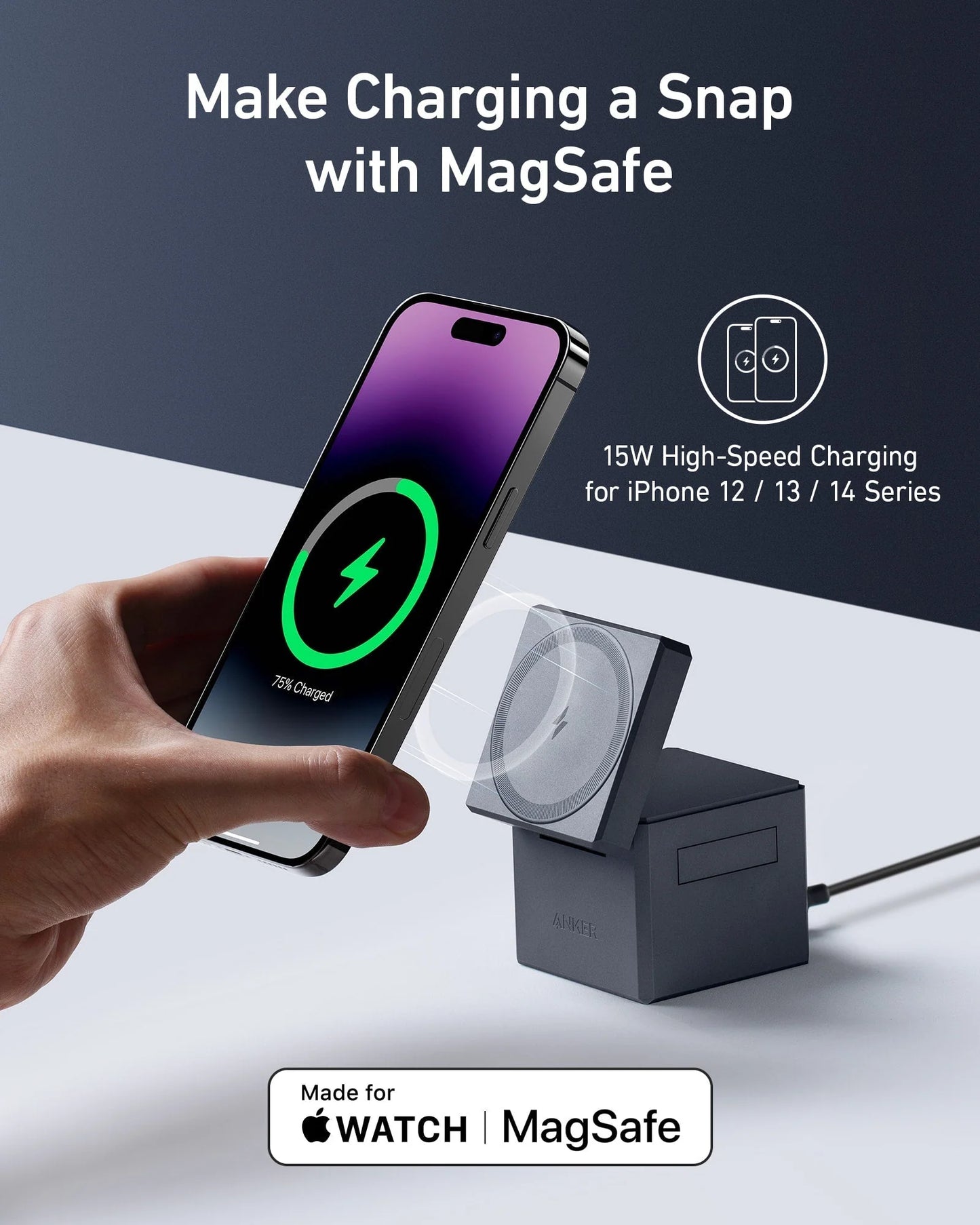 Anker 3-in-1 Cube with MagSafe – Y1811PA1