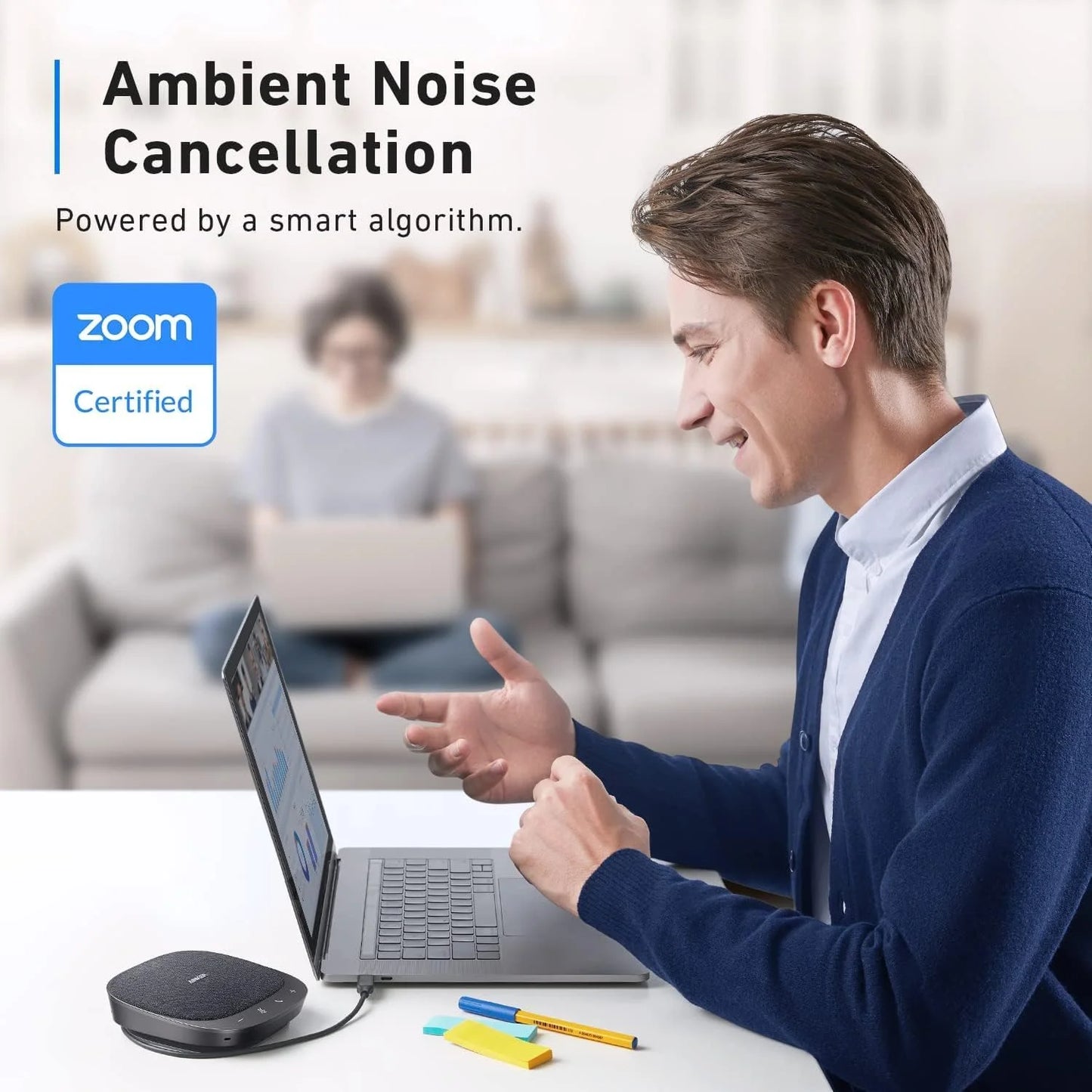 Anker PowerConf S330 USB SpeakerPhone – Black