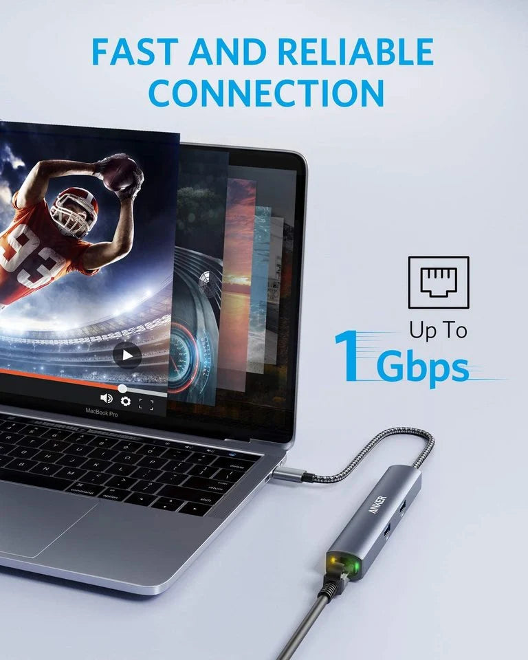 Anker 543 USB-C Hub (6-in-1, Slim) - A8365