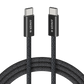 Anker Zolo USB C to USB C 240W Braided Fast Charging Data Cable (3ft, Black) – A8060