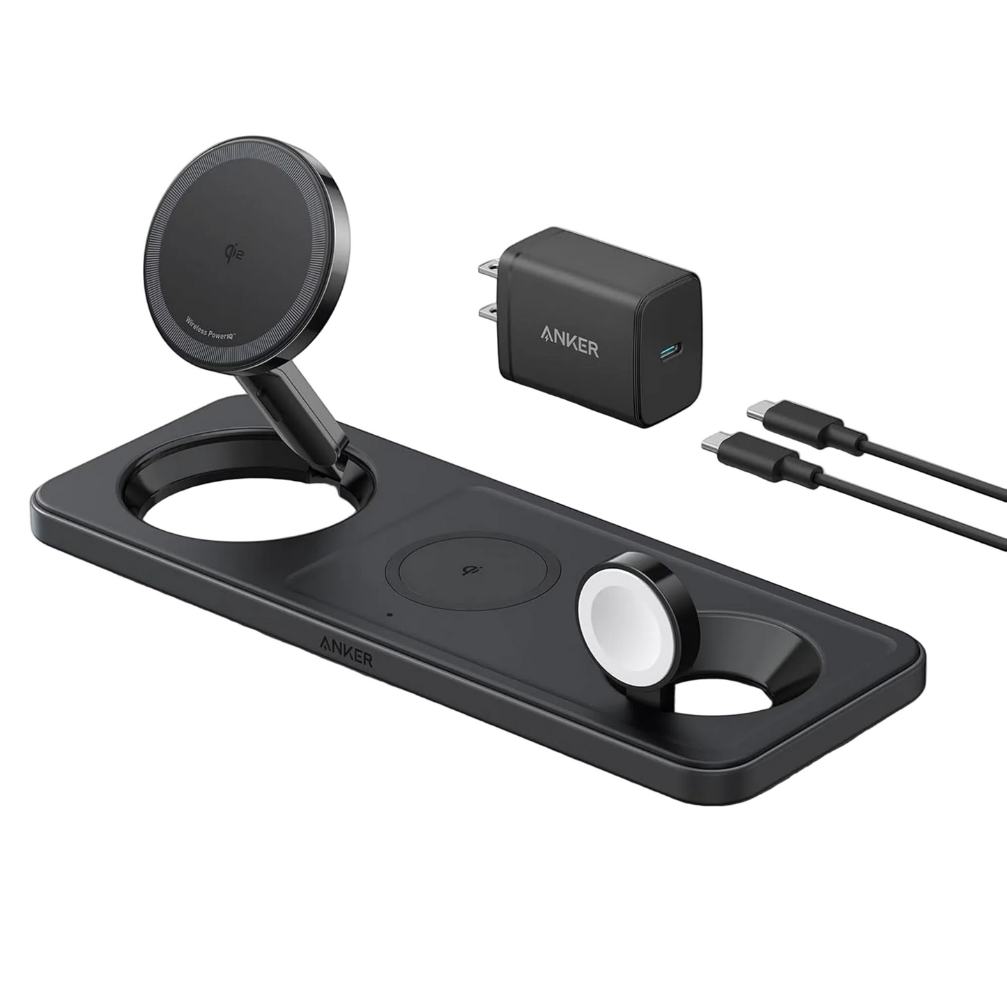 Anker Foldable 3-in-1 Wireless Charging Station Qi2 Certified – B25M1