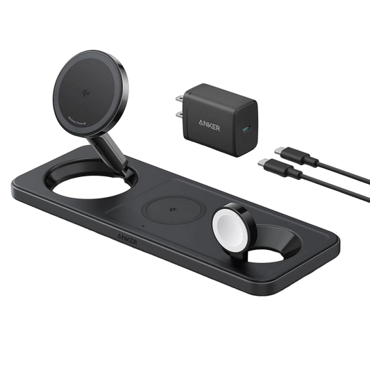 Anker Foldable 3-in-1 Wireless Charging Station Qi2 Certified – B25M1