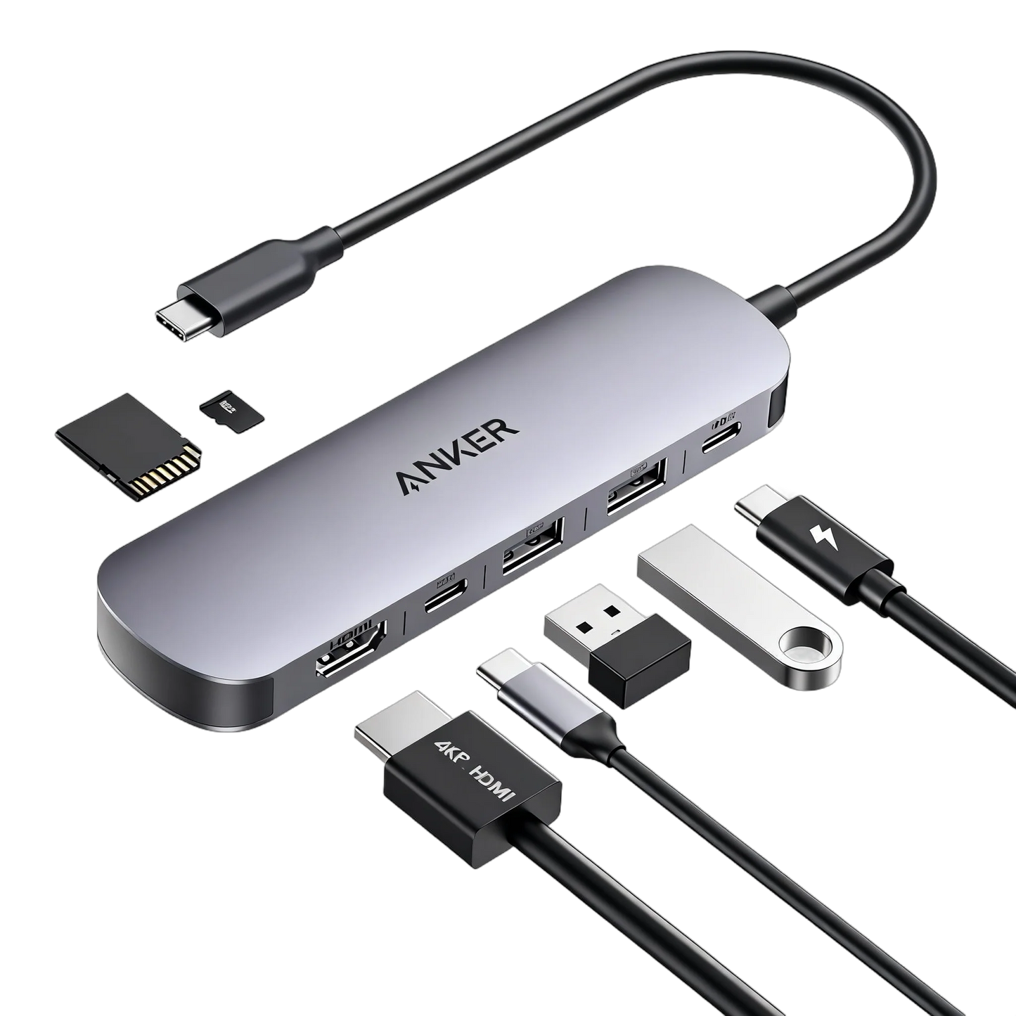 Anker USB C Hub 7-in-1 Multi-Port USB Adapter – A83D2